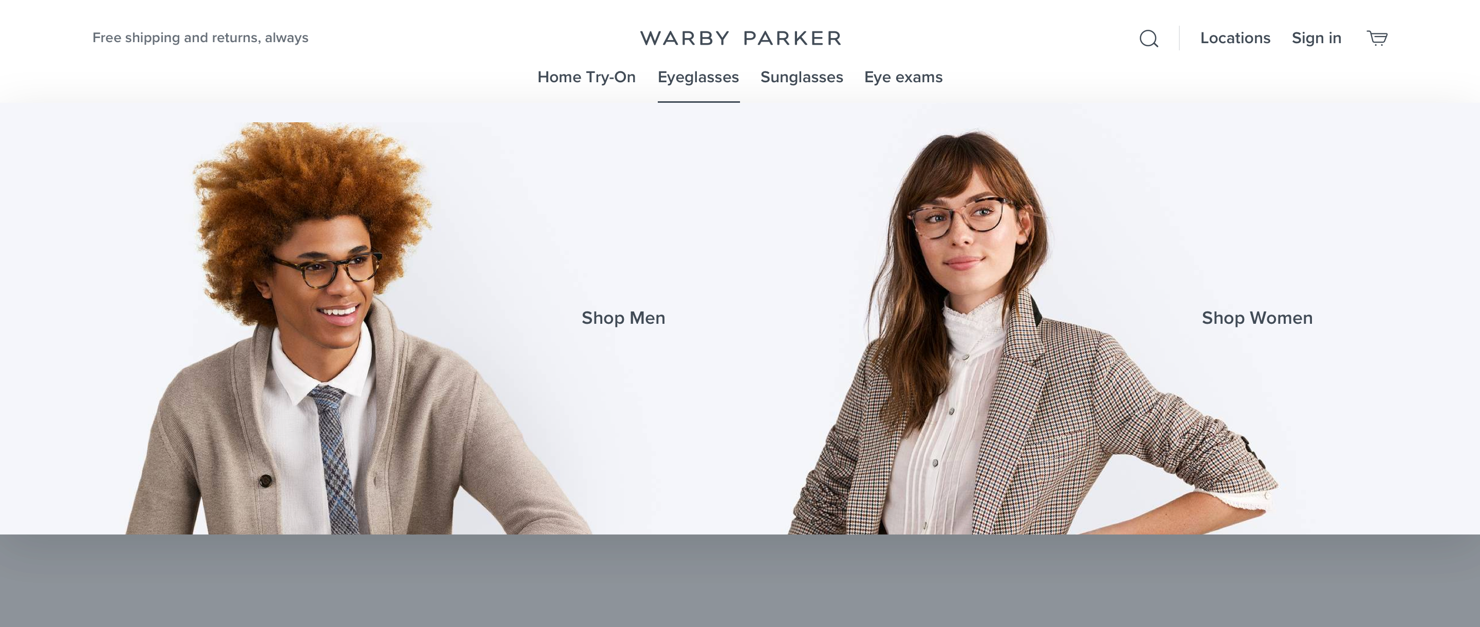 Eyeglasses Subnav